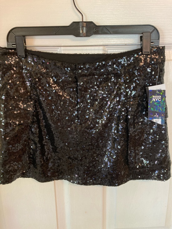 Madden Nyc Dresses & Skirts - MADDEN NYC Black Sequin Mini Skirt